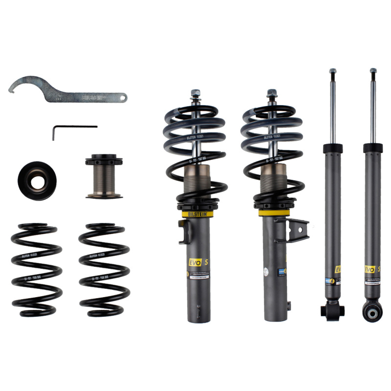 Volkswagen e-Golf Coilover Suspension Kit - Front + Rear - Bilstein - EVO S - `15-`19