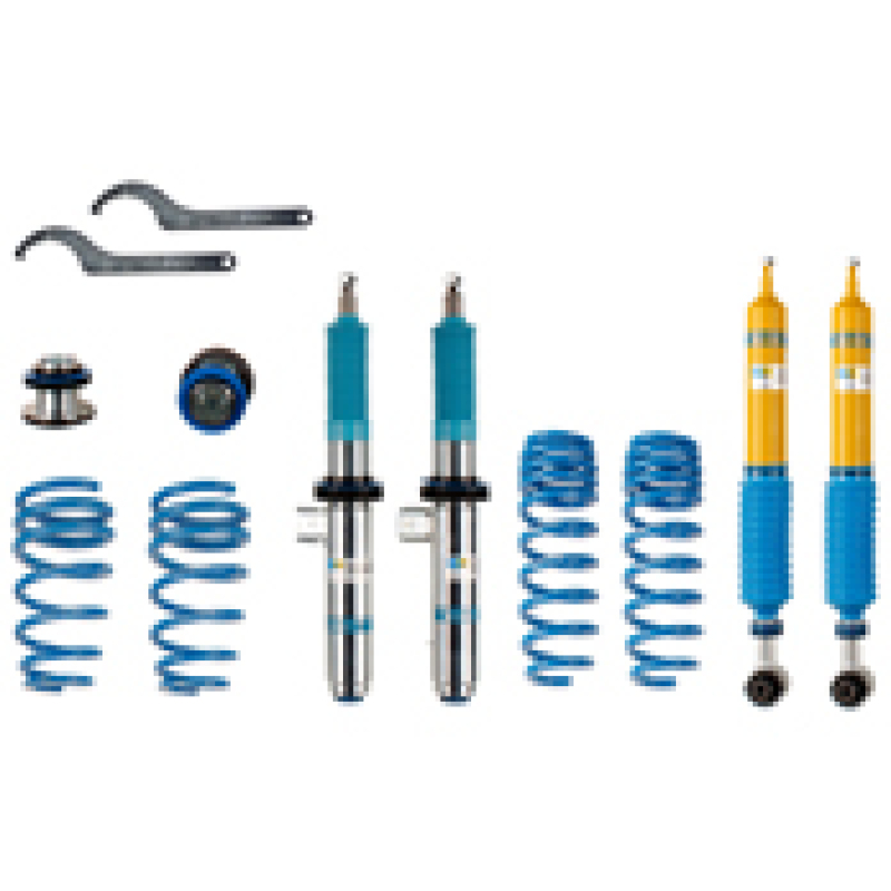 BMW 4 Series Coilover Suspension Kit - Front + Rear - Bilstein - B16 (PSS10) 10-Stage Adjustable, Ride Height Adjustable, Threaded Zinc-Coated Monotube - `14-`16