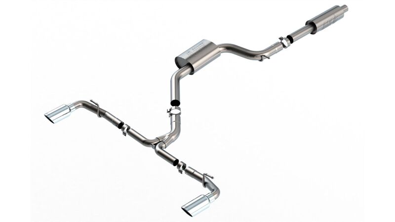 Volkswagen Golf GTI Performance Exhaust - Borla - Cat Back, Touring - Bright Chrome - `20-`23