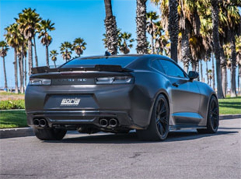 Chevrolet Small-Block Gen V LT1 Performance Exhaust - Rear - Borla - Axle Back S-Type with Dual Mode Valves - Ceramic Black - `20-`24