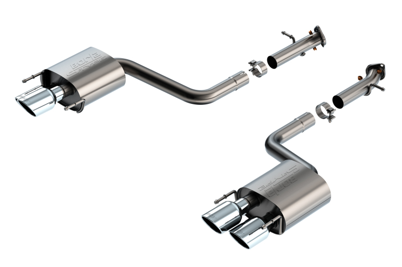 Lexus IS 500 Performance Exhaust - Borla - S-Type Axle Back - Bright Chrome - `22-`25 Lexus IS 500 Performance Exhaust - Borla - S-Type Axle Back - Bright Chrome - `22-`25