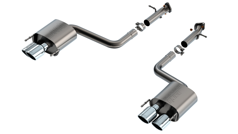 Lexus IS 500 Performance Exhaust - Borla - S-Type Axle Back - Bright Chrome - `22-`25