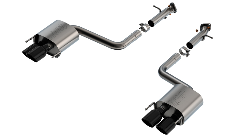 Lexus IS 500 Performance Exhaust - Borla - Axle Back S-Type - Black Chrome - `22-`25