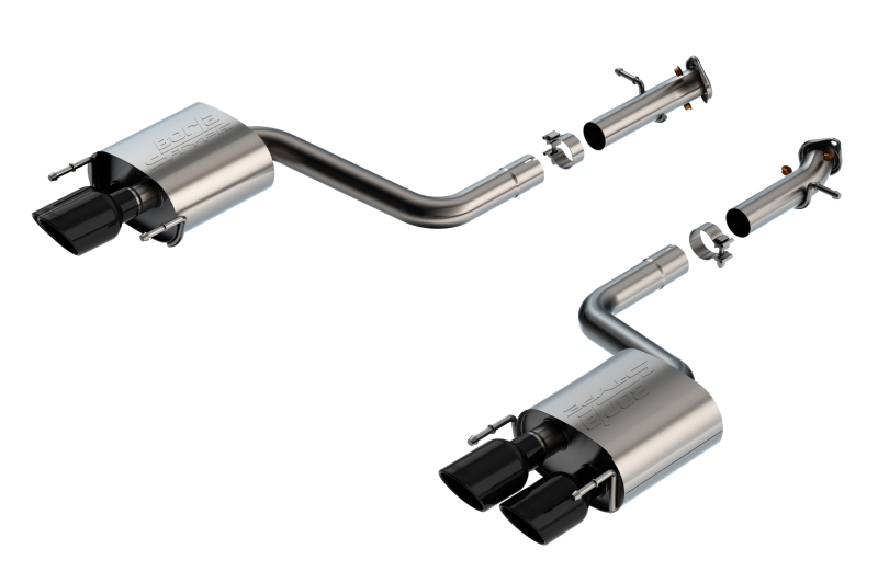 Lexus IS 500 Performance Exhaust - Borla - Axle Back S-Type - Black Chrome - `22-`25 Lexus IS 500 Performance Exhaust - Borla - Axle Back S-Type - Black Chrome - `22-`25
