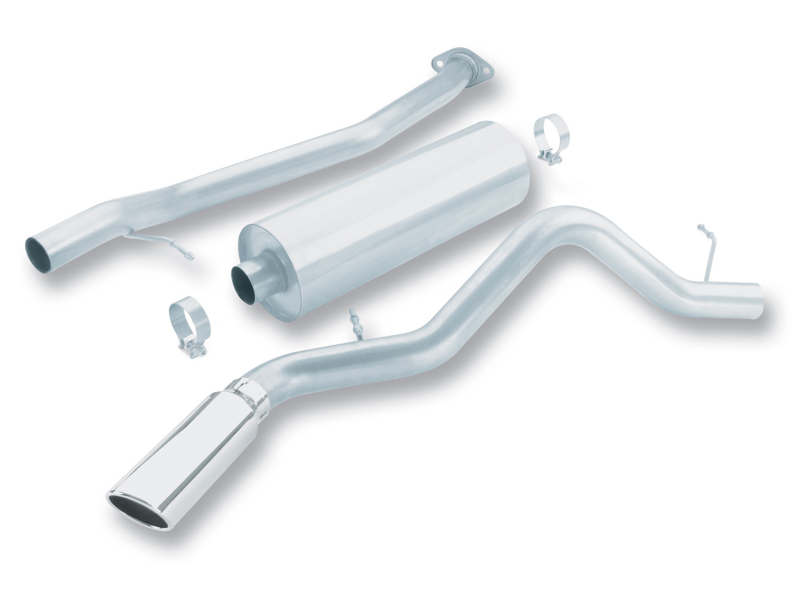 GMC Sierra 1500 Performance Exhaust - Borla - Cat Back Touring - Bright Chrome - `99-`07