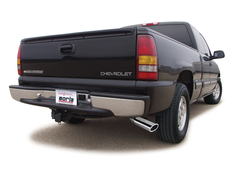 GMC Sierra 1500 Performance Exhaust - Borla - Cat Back Touring - Bright Chrome - `99-`07