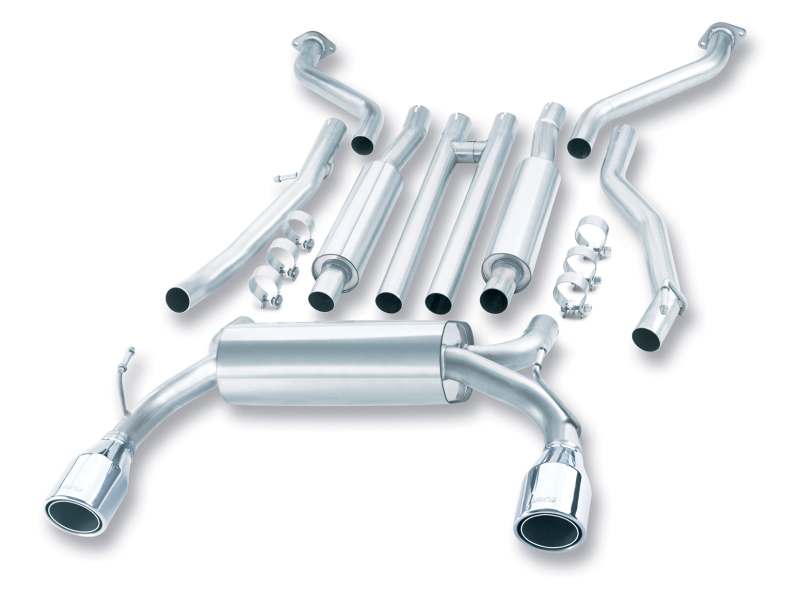 Infiniti G35 Performance Exhaust - Dual Rear Exit - Borla - Cat Back S-Type - `03-`07 Infiniti G35 Performance Exhaust - Dual Rear Exit - Borla - Cat Back S-Type - `03-`07