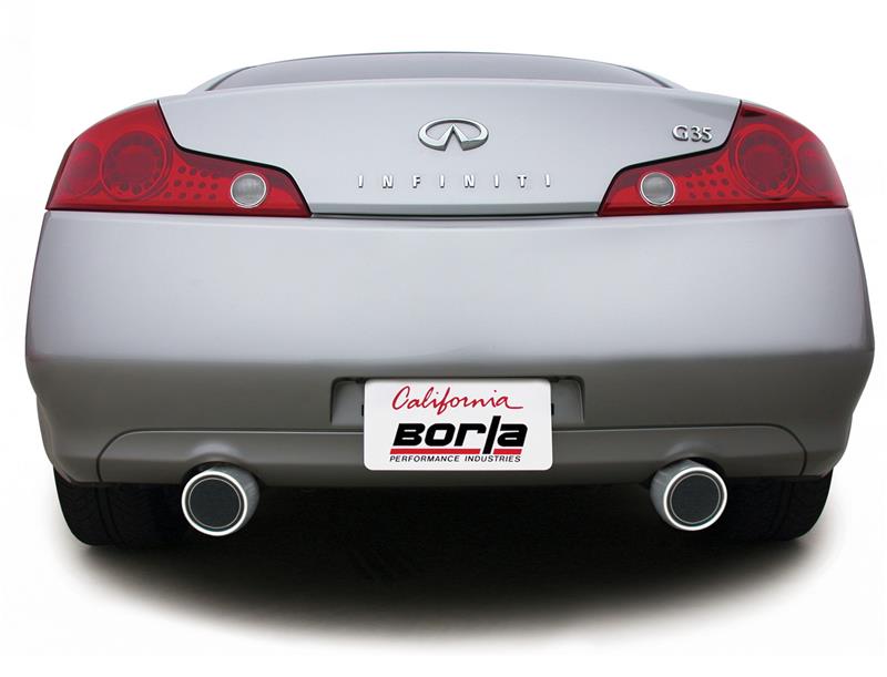 Infiniti G35 Performance Exhaust - Dual Rear Exit - Borla - Cat Back S-Type - `03-`07