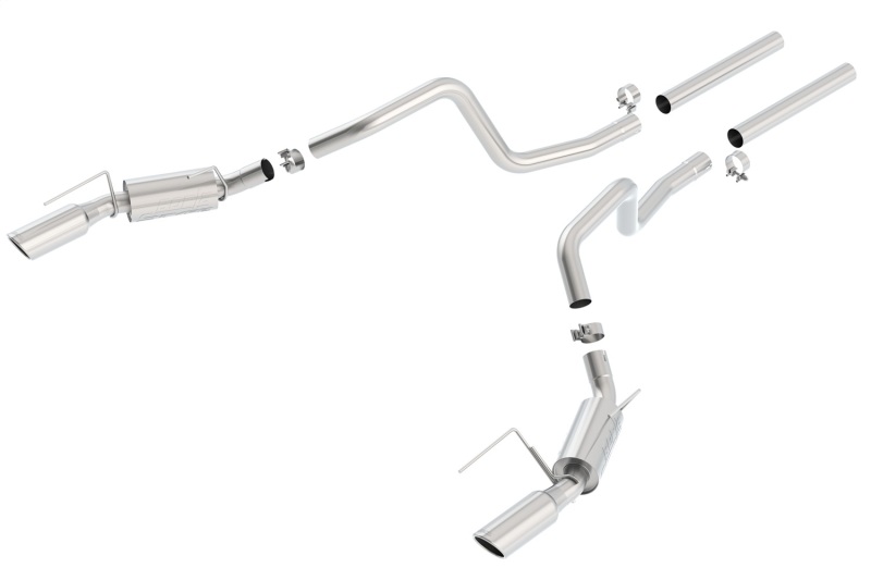 Ford Shelby GT500 Performance Exhaust - Borla - Cat Back S-Type - `05-`09