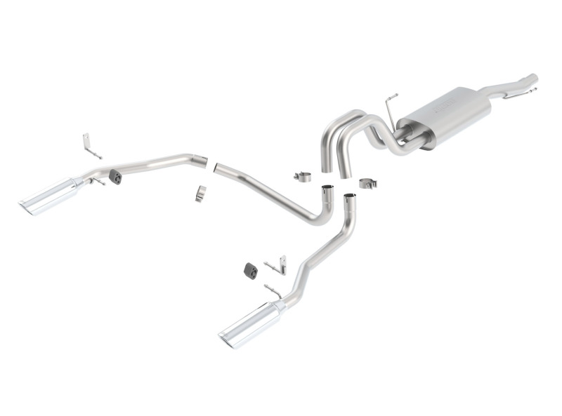 Ford F-150 Performance Exhaust - Borla - Cat Back Touring - `05-`08 Ford F-150 Performance Exhaust - Borla - Cat Back Touring - `05-`08