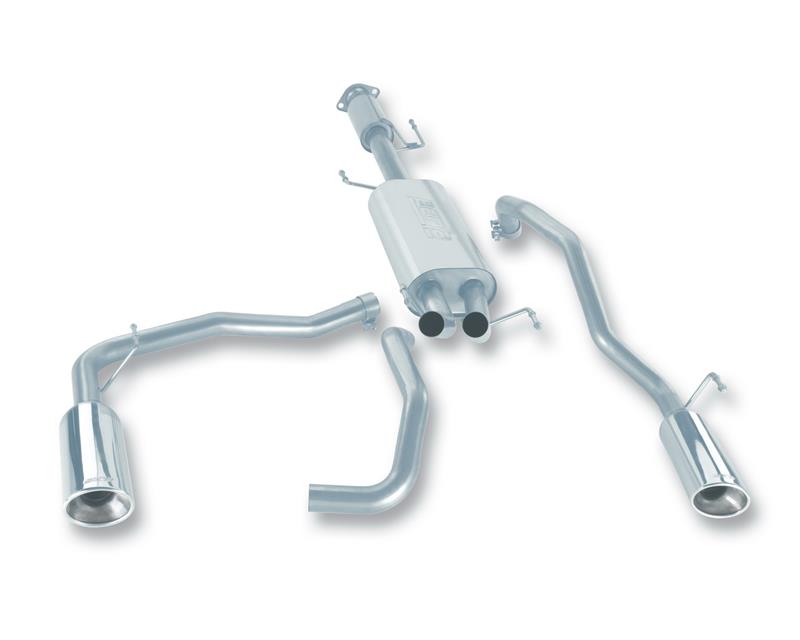 Toyota FJ Cruiser Performance Exhaust - Single Rear Exit - Borla - Cat Back Touring - `07-`09