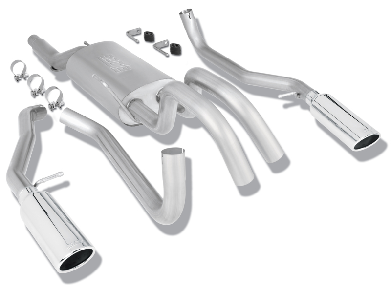 Ford F-150 Performance Exhaust - Borla - S-Type Cat Back - `09-`10 Ford F-150 Performance Exhaust - Borla - S-Type Cat Back - `09-`10