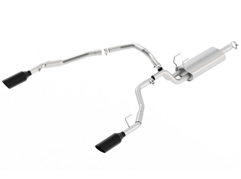 Ram 1500 Performance Exhaust - Borla - S-Type Cat Back - Black Chrome - `10-`18