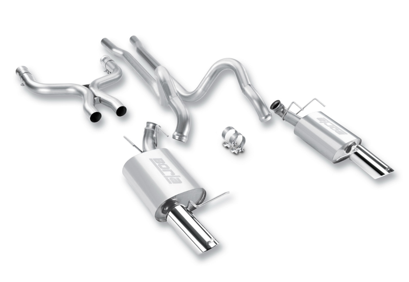 Ford Boss 302 Performance Exhaust - Borla - Cat Back ATAK - 2012