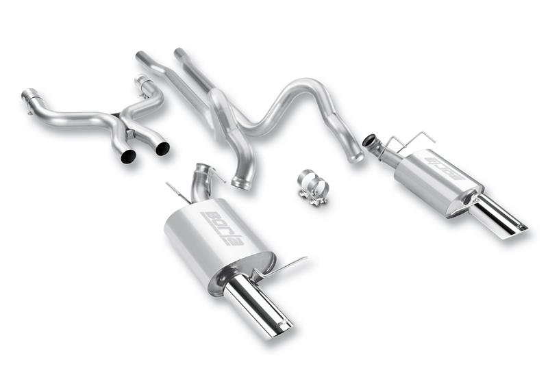 Ford Boss 302 Performance Exhaust - Borla - Cat Back ATAK - 2012