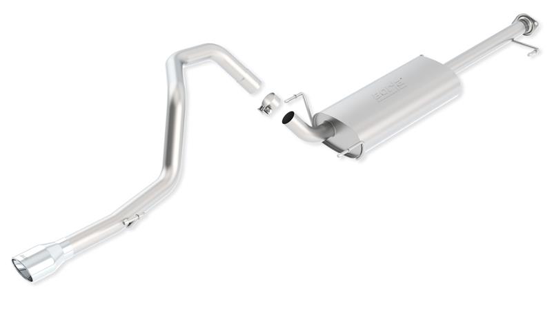 Toyota Land Cruiser Prado Performance Exhaust - Borla - Touring Cat-Back - Polished - `11-`16