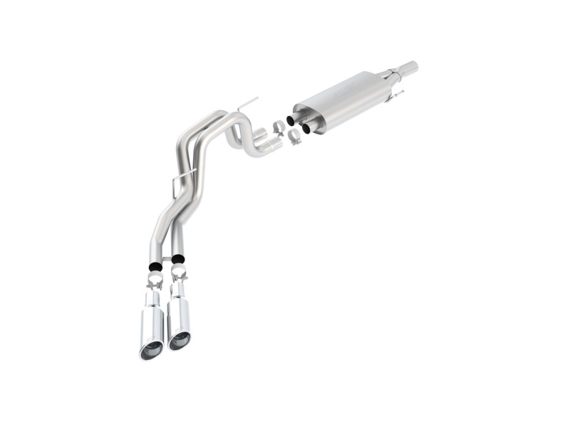 Ford F-150 Harley Davidson Edition Performance Exhaust - Borla - S-Type Cat Back - `11-`12 Ford F-150 Harley Davidson Edition Performance Exhaust - Borla - S-Type Cat Back - `11-`12