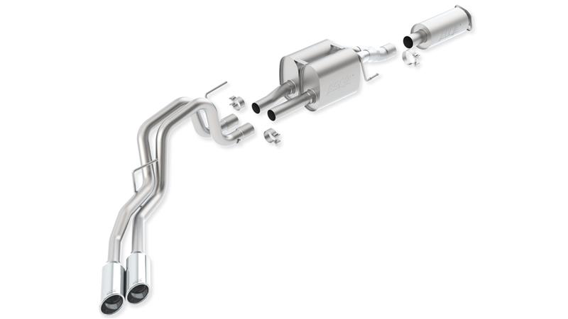 Ford F-150 SVT Raptor Performance Exhaust - Borla - Touring Cat Back - `10-`14