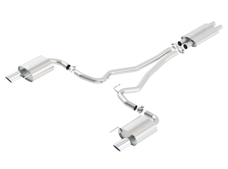 Ford Mustang Performance Exhaust - Borla - Cat Back Touring - `15-`17 Ford Mustang Performance Exhaust - Borla - Cat Back Touring - `15-`17