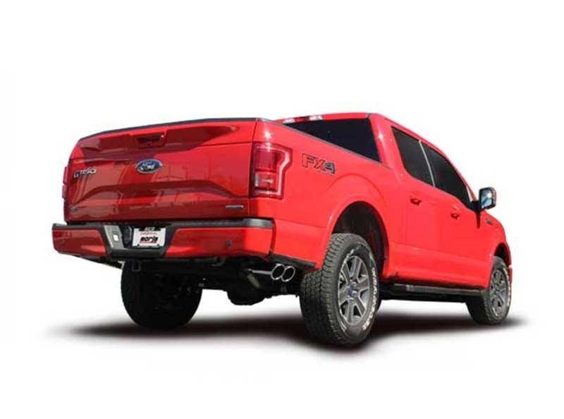 Ford F-150 Performance Exhaust - Borla - Cat Back Touring - Bright Chrome - `15-`20
