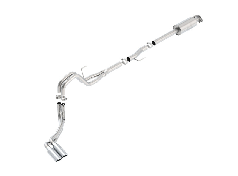 Ford F-150 Performance Exhaust - Side Exit - Borla - Cat Back ATAK - Bright chrome - `15-`20 Ford F-150 Performance Exhaust - Side Exit - Borla - Cat Back ATAK - Bright chrome - `15-`20