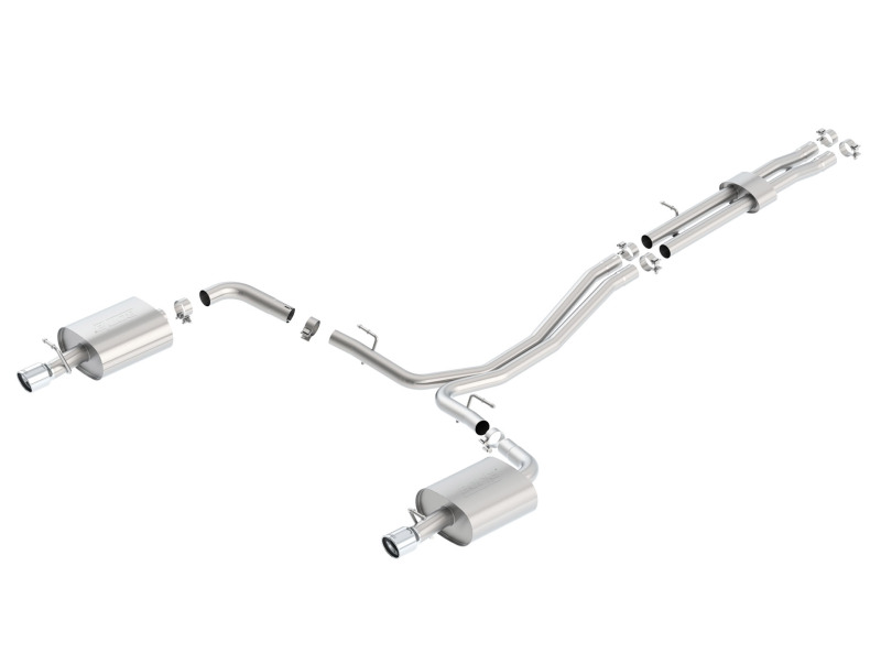 Ford Explorer Performance Exhaust - Rear - Borla - S-Type Cat Back, Dual Split Rear Exit - `12-`15 Ford Explorer Performance Exhaust - Rear - Borla - S-Type Cat Back, Dual Split Rear Exit - `12-`15