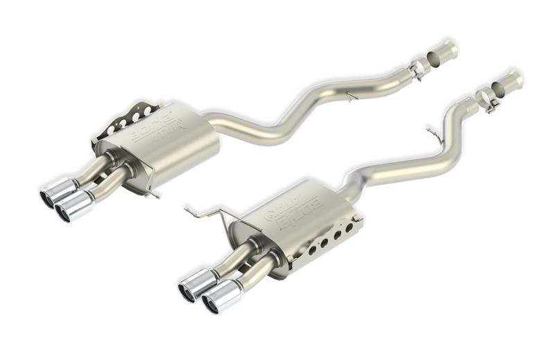Dodge Daytona Performance Exhaust - Single Split Rear Exit - Borla - Cat Back ATAK - `15-`23