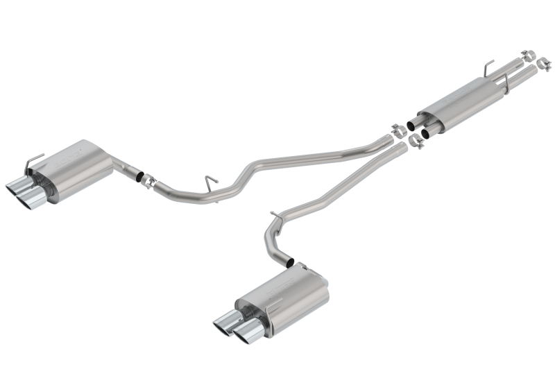 Ford Explorer ST Performance Exhaust - Borla - S-Type Cat Back - Chrome - `20-`23 Ford Explorer ST Performance Exhaust - Borla - S-Type Cat Back - Chrome - `20-`23