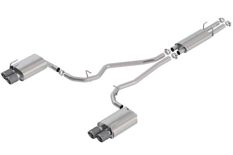 Ford Explorer Platinum Performance Exhaust - Borla - S-Type Cat Back, Carbon Fiber Tips - `20-`23 Ford Explorer Platinum Performance Exhaust - Borla - S-Type Cat Back, Carbon Fiber Tips - `20-`23