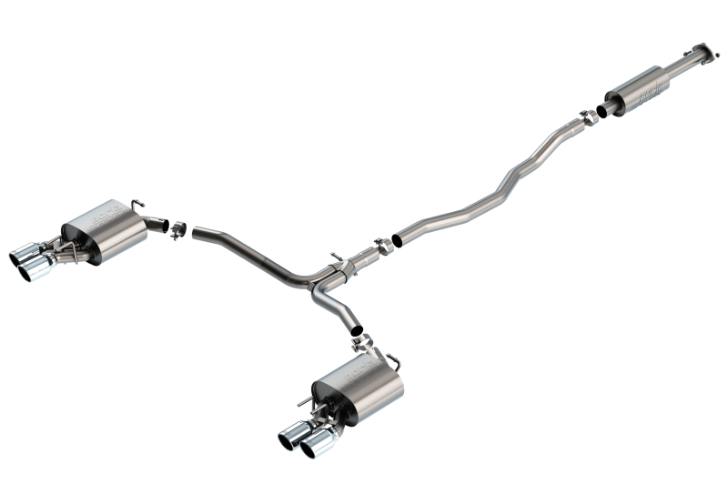 Toyota Camry Performance Exhaust - Rear - Borla - S-Type with 3.5