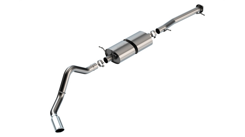 GMC Sierra 3500 Performance Exhaust - Borla - S-Type Cat Back - Brushed - `20-`25