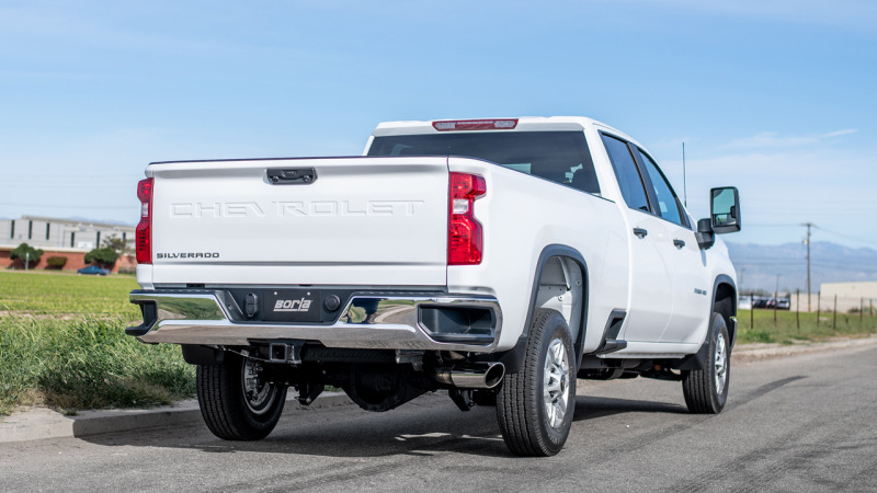 GMC Sierra 3500 Performance Exhaust - Borla - S-Type Cat Back - Brushed - `20-`25