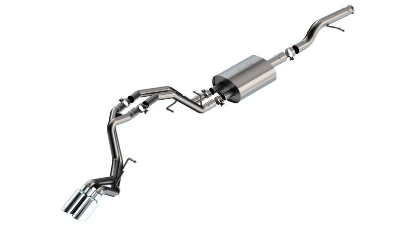 Chevrolet Tahoe Performance Exhaust - Borla - Touring Cat Back - `21-`25 Chevrolet Tahoe Performance Exhaust - Borla - Touring Cat Back - `21-`25