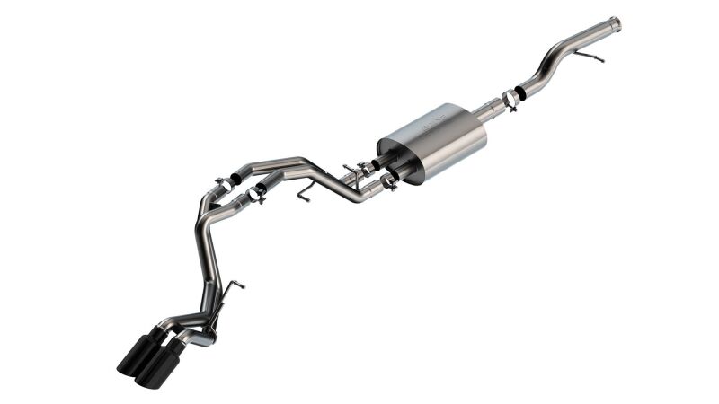 Chevrolet Tahoe Z71 Performance Exhaust - Borla - S-Type Cat Back - Black Chrome - `21-`25 Chevrolet Tahoe Z71 Performance Exhaust - Borla - S-Type Cat Back - Black Chrome - `21-`25