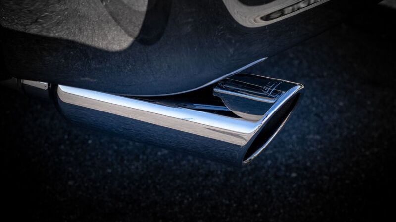 Ford F-150 Performance Exhaust - Rear - Borla - Cat Back Touring - Bright Chrome - `21-`25