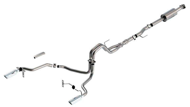 Ford F-150 Performance Exhaust - Rear - Borla - Cat Back ATAK - `21-`25