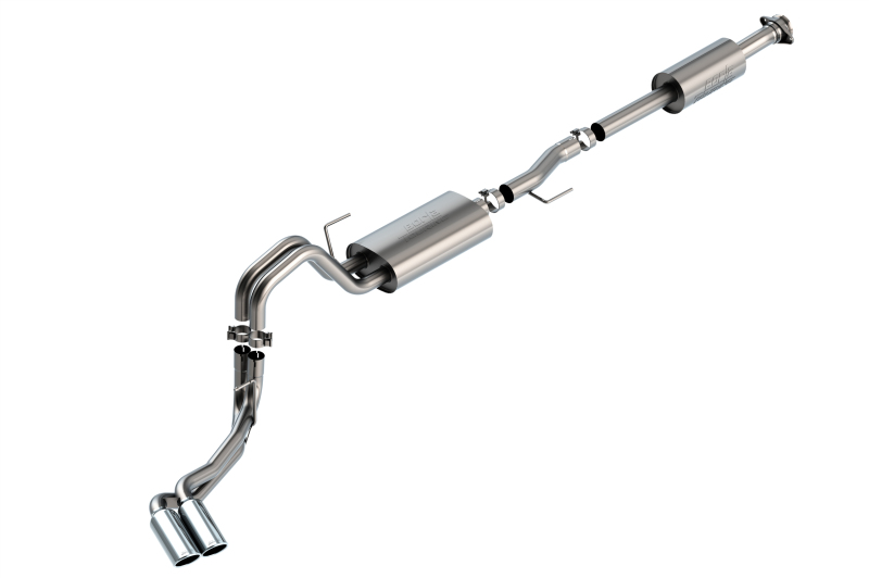 Ford F-150 Performance Exhaust - Dual Side Exit - Borla - Cat Back Touring - Chrome - `21-`25 Ford F-150 Performance Exhaust - Dual Side Exit - Borla - Cat Back Touring - Chrome - `21-`25