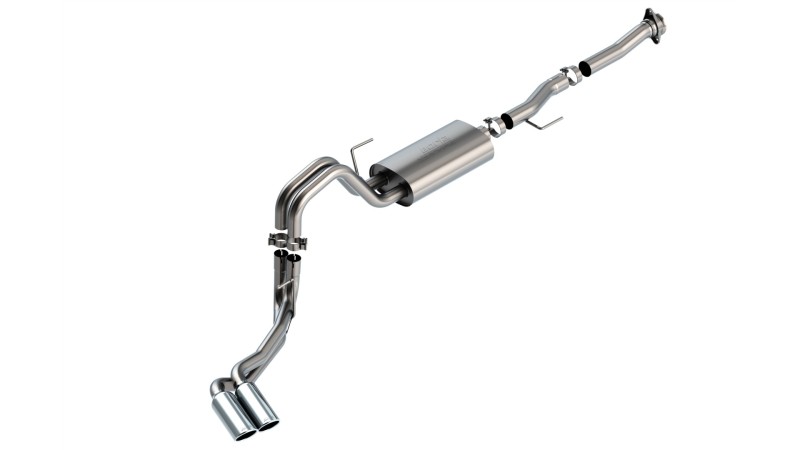 Ford F-150 Performance Exhaust - Borla - Cat Back S-Type - Chrome - `21-`25