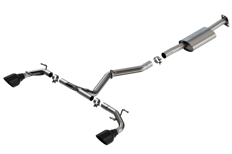 Subaru BRZ Performance Exhaust - Borla - Cat Back - S-Type - Black Chrome - `22-`25 Subaru BRZ Performance Exhaust - Borla - Cat Back - S-Type - Black Chrome - `22-`25