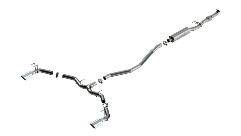 Acura Integra Performance Exhaust - Borla - Cat Back S-Type - Bright Chrome - `23-`25 Acura Integra Performance Exhaust - Borla - Cat Back S-Type - Bright Chrome - `23-`25