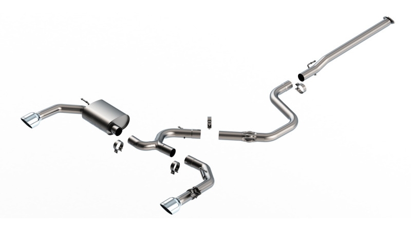 Hyundai Elantra N Performance Exhaust - Borla - Cat Back ATAK - Bright Chrome - `22-`25 Hyundai Elantra N Performance Exhaust - Borla - Cat Back ATAK - Bright Chrome - `22-`25