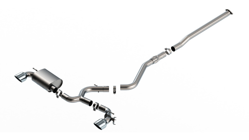 Hyundai Kona N Performance Exhaust - Borla - ATAK Cat Back - `22-`23 Hyundai Kona N Performance Exhaust - Borla - ATAK Cat Back - `22-`23