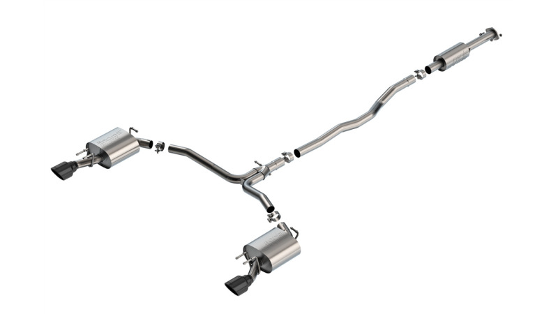 Toyota Camry TRD Performance Exhaust - Borla - Cat Back, S-Type - Black Chrome - `20-`24