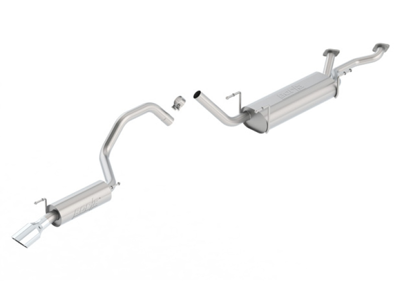 Toyota Land Cruiser Performance Exhaust - Borla - Cat Back Touring - Stainless Steel - `98-`07
