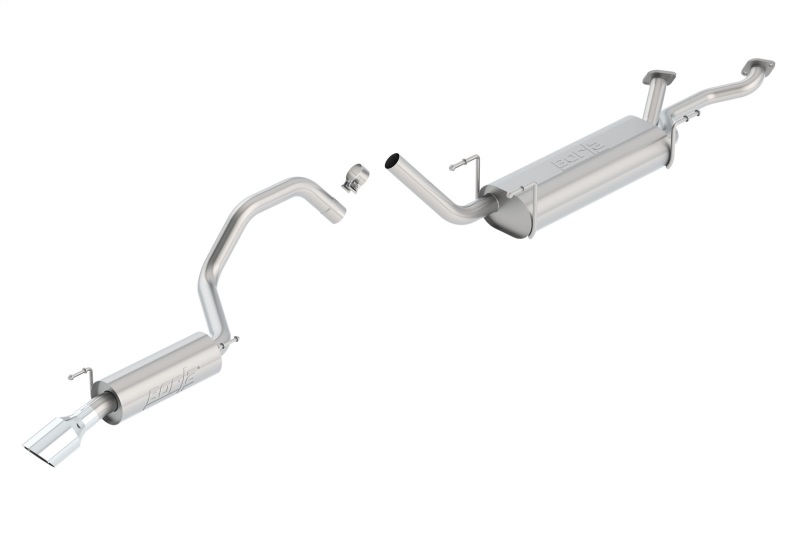 Toyota Land Cruiser Performance Exhaust - Borla - Cat Back Touring - Stainless Steel - `98-`07