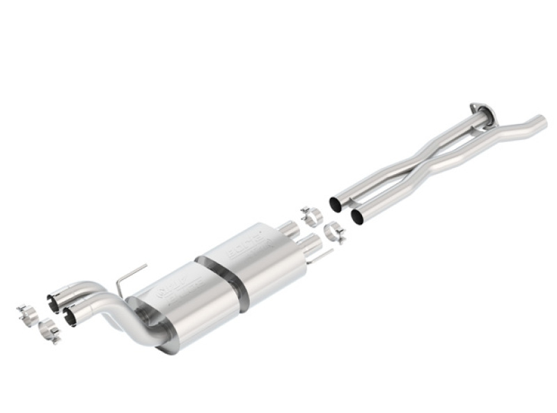 Ford F-150 Performance Exhaust - Borla - X-Pipe with Mid-Pipes and ATAK Muffler - `17-`20 Ford F-150 Performance Exhaust - Borla - X-Pipe with Mid-Pipes and ATAK Muffler - `17-`20