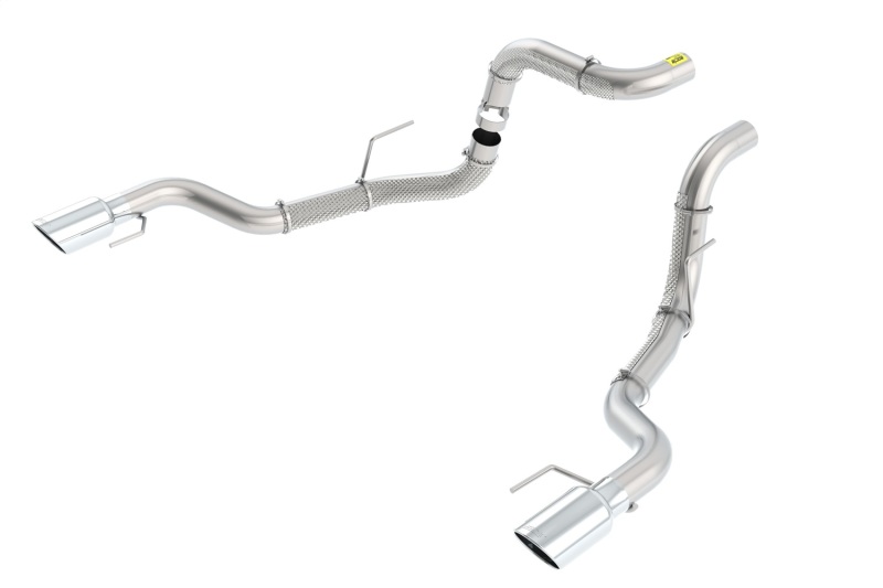 Ford F-150 Tremor Performance Exhaust - Borla - Axle Back, T-304 Stainless Steel, 4.5