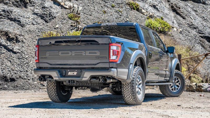 Ford F-150 Raptor Performance Exhaust - Borla - Tail Pipe Kit - Carbon Fiber Black Anodized - `21-`25