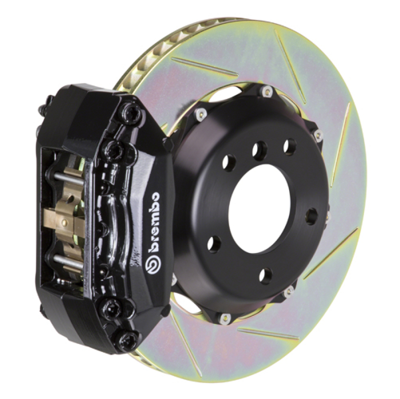 Subaru Impreza Brake Kit - Front - Brembo - GT BBK 4 Piston Cast 2pc 328x28 2pc Rotor Slotted Type1 - Black - `93-`01 Subaru Impreza Brake Kit - Front - Brembo - GT BBK 4 Piston Cast 2pc 328x28 2pc Rotor Slotted Type1 - Black - `93-`01