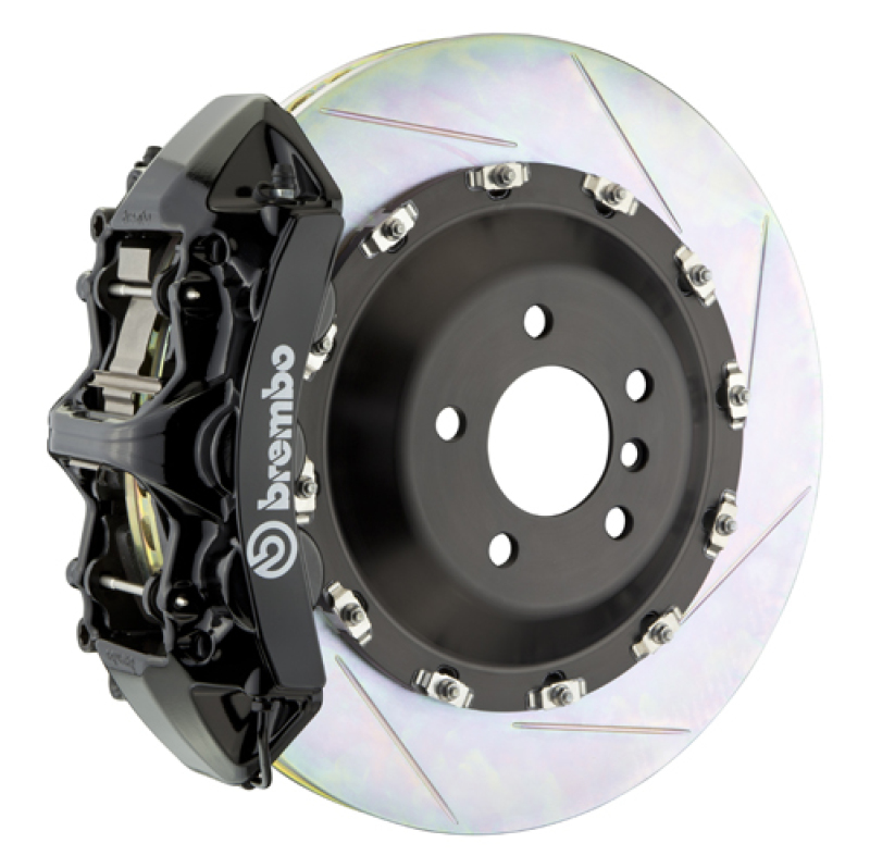 Mercedes-Benz ML63 Brake Kit - Front - Brembo - GT BBK 6 Piston Cast 405x34 2pc Rotor Slotted Type-1 - Black - `06-`11 Mercedes-Benz ML63 Brake Kit - Front - Brembo - GT BBK 6 Piston Cast 405x34 2pc Rotor Slotted Type-1 - Black - `06-`11